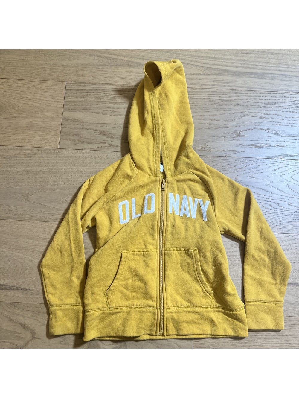 Old Navy Kids' Yellow Zip-Up Hoodie – Size 6